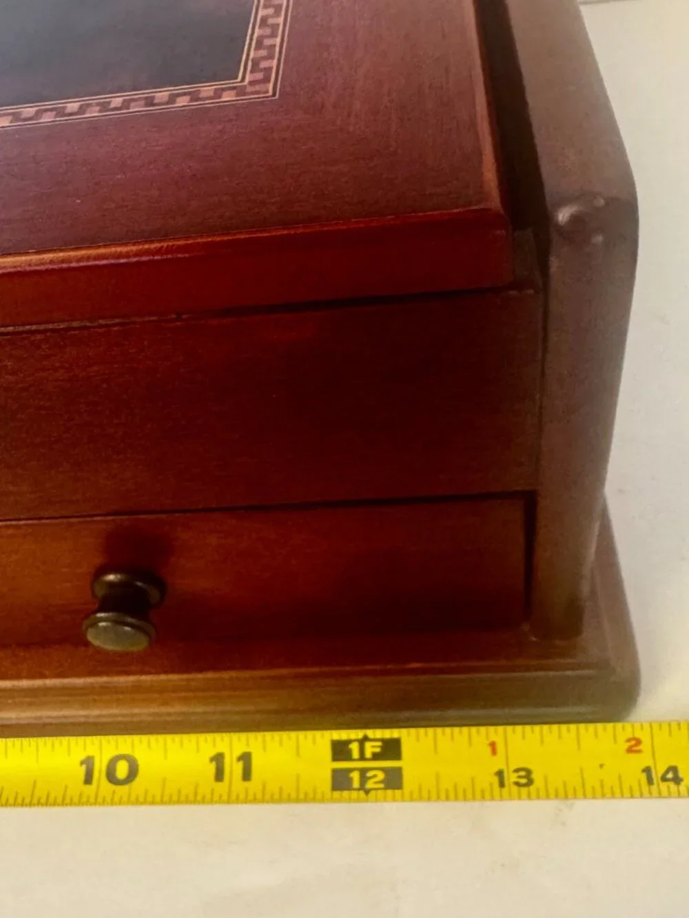 Vtg Mele & Co Davin Men's Valet Jewelry Box 14x11